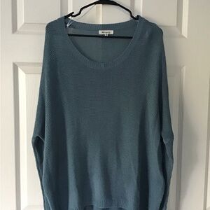 Miracle Women's Teal Scoop Neck Sweater